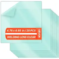 Vevor -hitsauskypärän ulkosuojus, 121 x 118 mm, 20 kpl ulkosuojus, vaihtolinssi, suodattimet ja kirkkaat suojat, yhteensopiva CRIUS/METIS -sarjan automaattisesti tummuvien hitsauskypärien kanssa