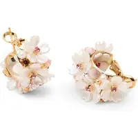 LILY AND ROSE Anastasia earrings Creme / pink