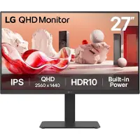 LG 27BA54QB-B, 68,6 cm (27"), 2560 x 1440 pikseliä, Quad HD, LCD, 5 ms, Musta