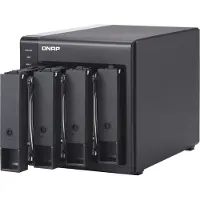 Qnap TR-004 storage drive enclosure HDD/SSD enclosure Black 2.5/3.5"
