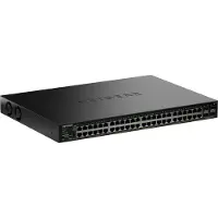 Netgear GS348TPv2 - Kytkin - 2+/L3 Lite - Smart - 48 x 10/100/1000 (PoE+) + 4 x SFP - Pöytä, telineasennettava - PoE+ (380 W) - PoE+ (380 W)