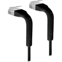 Ubiquiti Networks U-CABLE-PATCH-RJ45-BK-50 verkkokaapeli Musta 0,1 m Cat6 (U-CABLE-PATCH-RJ45-BK-50)