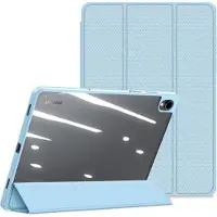 DUX Samsung Galaxy Tab S11 Toby Tri-Fold Älykäs Lompakkokotelo - Vaaleansininen