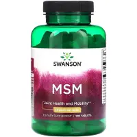 Swanson Health MSM 1500 mg - 120 tablettia
