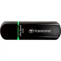 Transcend JetFlash elite 600, 8 GB, USB A-tyyppi, 2.0, Suojus, 15 g, Musta (TS8GJF600)