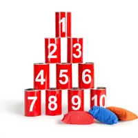 BS Toys Tin Toss Peli, Punainen