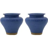 House Doctor Vase, Hdkolo, Blue - Blue - 8.5X 9.5CM