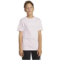 Adidas Toiminnallinen paita 'ESSENTIALS' roosa / valkoinen