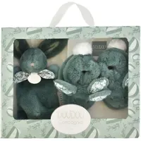 Doudou et Compagnie DouDou Bunny Lahjapakkaus, Sage Green