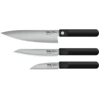 Fissler ProCut 001-029-03-000/0, 3-piece knife set with chef's knife, utility knife and paring knife