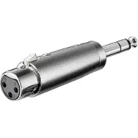 Goobay XLR Adapter 3pin XLR F - Jack m