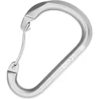 Kong Italy Paddle Wire Curved Snap Hook Hopeinen