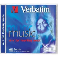 Verbatim MusicLife Plus CD-R Audio with Metal Azo 80min/700Mt CD-R levy 8X muovikotelossa (10 kpl)