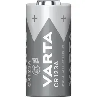 Varta – Ammattimainen litium CR123A paristo - 2 kpl (6205301402)