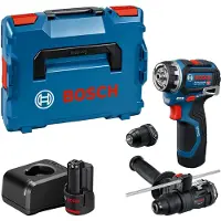 Bosch Akkukäyttöinen ruuvinväännin GSR12V-32FC; 12 V; 2x2,0 Ah akku. + tarvikkeet