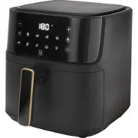 F&B Digital Dual Heat airfryer 8 L (musta)