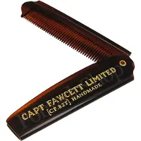 Captain Fawcett Folding Pocket Beard Comb