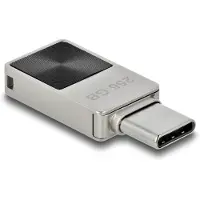 DeLOCK 54009, 256 GB, USB Type-C, 3.2 Gen 1 (3.1 Gen 1), 117 MB/s, Ilman suojusta, Musta, Harmaa
