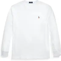 Ralph Lauren Pima Polo-Lsl-Tsh - White - S