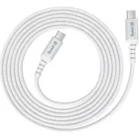 Crong Armor Link - 60W PD 3A USB-C - USB-C -kaapeli 150cm (valkoinen)