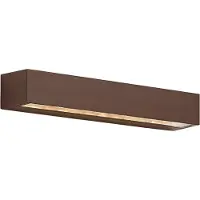 QAZQA Teollinen ulkoseinävalaisin ruosteenruskea 38cm sis. LED IP65 - Hannah