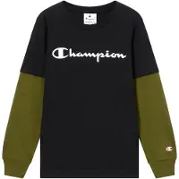 Champion Long Sleeve T-Shirt - Navy - 174-179