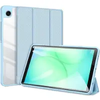 DUX Samsung Galaxy Tab A11 Toby Tri-Fold Älykäs Lompakkokotelo - Vaaleansininen