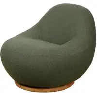 Cane-Line , Gem lounge tuoli m/teak kääntölaakeri Dark green, Rise