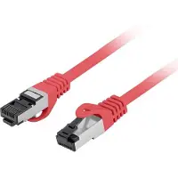 Lanberg PCF8-10CU-0025-R, 0,25 m, Cat8.1, S/FTP (S-STP), RJ-45, RJ-45, Punainen