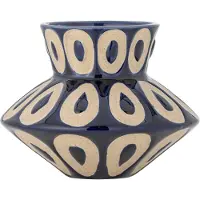 Bloomingville Bashir Vase - Navy - H12CM