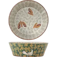 Bloomingville Hezha Bowl - Green - Ø 28 CM