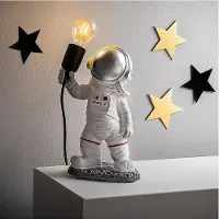 Opviq pöytälamppu Astronaut 3, valkoinen/musta
