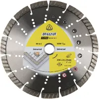 Klingspor Timanttikatkaisulaikka DT 612 UT Supra; 230x2,6x22,23 mm