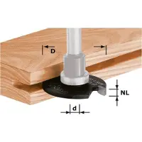 Festool Reunaurajyrsinterä HW D40x5