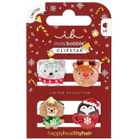 Invisibobble Clipstar Kids Sparkle in a Cup hiusklipsi 4 kpl
