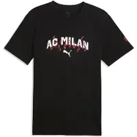 Puma Ac Milan T-paita Ftblculture - Musta/valkoinen - , koko Medium