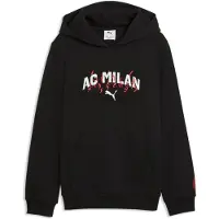 Puma Ac Milan Huppari Ftblculture - Musta/valkoinen - , koko 176 cm