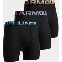 Under Armour 3-Pack Boxers - Mens, musta