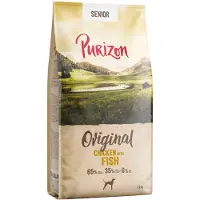Purizon 2x12kg Senior kana & kala viljaton Dog koiran kuivaruoka