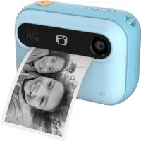 MyFirst Camera Insta 20 - instant camera for kids with printer and label printing, 3" Full HD IPS screen and dual 16 MP lens (blue)