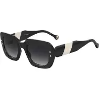 Carolina Herrera Aurinkolasit - - HER 0186/S - Musta ja valkoinen - Muovia oleva kehys - Yhteensopiva