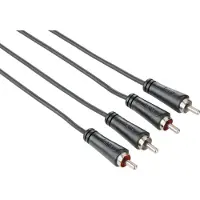 Hama 00122273 audiokaapeli, 3 m, musta
