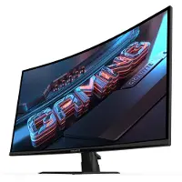 Gigabyte 31,5" GS32QCA, kaareva 180Hz QHD-pelimonitori, musta