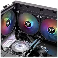 Thermaltake CT120 ARGB Sync -kotelotuuletin, 120 mm, 2 kappaleen pakkaus, musta
