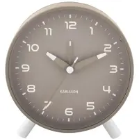 Karlsson Alarm Clock Orgullo Dark Grey - Grey - W12CM