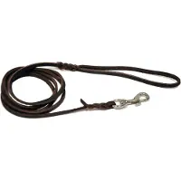 Dogman Leather Leash Lina Brown L 18mm x 180cm