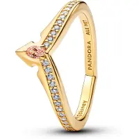 Pandora Disney Aurora 14K Gold-Plated Ring - Gold - 50