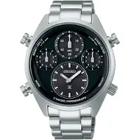 Seiko Prospex Speedtimer 1/100 Sec Solar Chronograph Black on Black SFJ003P1