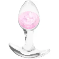 NSNovelties - anustappi - läpinäkyvä - pieni - pinkki