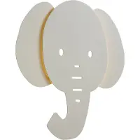 QAZQA Lasten seinävalaisin beige sis. LED 3-vaihe himmennettävä - Ellie the Elephant